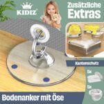KIDIZ® Treppenschutzgitter ausziehbar bis 180 cm – Sicherheitsgitter für Babys & Haustiere – Bild 8