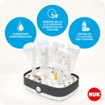 NUK Vario Express Flaschensterilisator – Dampfsterilisation für bis zu 6 Babyflaschen in 6 Minuten – Bild 3