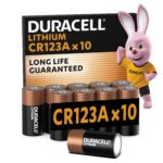 Duracell CR123 Lithium Batterie 3V – 10er Pack High Power für Kameras & Geräte
