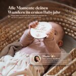 30 Holz Meilensteinkarten Baby auf Deutsch – Lasergravierte Holzscheiben für Erinnerungsfotos – Bild 2