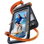 TORRAS IP68 Wasserdichte Handyhülle mit Doppelfächern – 500g Auftrieb für Wassersport