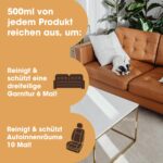 Furniture Clinic Lederpflege-Set 2x500ml – Reiniger & Conditioner für alle Lederarten – Bild 3