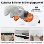 EASICUTI Wärmeaugenkompresse mit 4 Temperaturstufen – Schlafmaske für trockene Augen – Bild 5