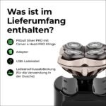 Skull Shaver Pitbull Silver Pro SX5 – Kabelloses Kopf- und Gesichtsrasierer Nass & Trocken – Bild 7