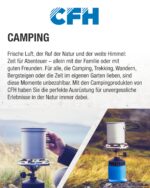 CFH Capri ZK 421 Zweiflammkocher – 3,8 kW Camping Gaskocher mit Druckregler & Schlauch – Bild 6