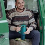 Gedux Thermobecher 1,2L mit Strohhalm – Doppelwandige Vakuumisolierung für unterwegs – Bild 2