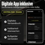 WERKSTEIN® Erste Hilfe Kasten DIN 13157:2021 – Verbandskasten mit Wandhalterung für Betrieb & Zuhause – Bild 6