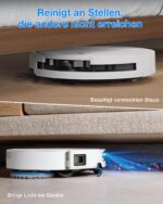 ECOVACS DEEBOT T50 PRO OMNI Gen3 Saugroboter – 25.000 Pa mit Wischfunktion & Heisslufttrocknung – Bild 4