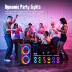 W-KING T9-2 Bluetooth Lautsprecher 115dB – 80W Party Box mit Bass & LED-Lichtshow – Bild 8