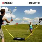 HAMMER Badmintonnetz 3in1 – Höhenverstellbares Volleyball-, Badminton- & Tennisnetz für Garten & Strand – Bild 8