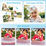 ASTGMI Sofortbildkamera für Kinder mit 1080P HD & Sofortdruck – Blau – Bild 5