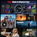 Jugeman Smartwatch Herren 1,43" AMOLED – Militär GPS Fitnessuhr mit 160+ Sportmodi & 20 Tage Akku – Bild 4