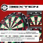 Target Darts TOR Steeldartboard aus 215-MDG Sisal – Turnier-Dartscheibe mit LED-Ring – Bild 5