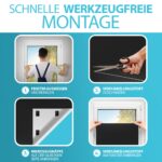 Xcelenze Verdunkelungsrollo 2m x 1,45m – 100% Lichtundurchlässig mit Mikrohafttechnologie – Bild 5