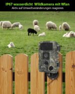 KJK Wildkamera 64MP 4K mit WLAN APP – Bewegungsmelder & Nachtsicht für Wildtierbeobachtung – Bild 7