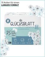 Glücksblatt Toilettenpapier 75er Box, 3-lagig – Premium Klopapier aus Deutschland – Bild 7
