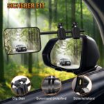 semai Wohnwagen-Spiegelverlängerung 360° verstellbar – Toter Winkel Spiegel für Wohnmobile & Anhänger (2 Stück) – Bild 6