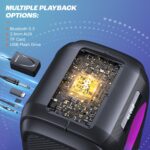 W-KING T9 PRO 270W Bluetooth Lautsprecher – 125dB Party Box mit Dual-Woofers & Karaoke – Bild 8