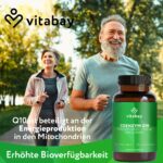 Vitabay Coenzym Q10 Ubiquinol 200 mg – 60 Kapseln hochdosiert – Bild 2