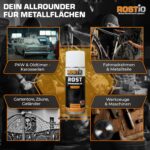 Rostio Rostumwandler Spray 3er-Set 400 ml – Rostkonverter mit Epoxidharz für Metallschutz – Bild 6