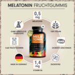 ProFuel Melatonin Gummies 2x60 mit 0,5 mg – Schlafhilfe zuckerfrei & 100% vegan – Bild 2