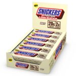 Snickers White Low Sugar High Protein Bar 12er Pack – Proteinriegel mit weisser Schokolade