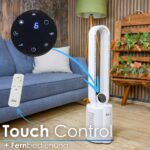 Zilan Blattloser Turmventilator mit BLDC Motor – 12 Stufen, 45° Oszillation, Fernbedienung – Bild 6