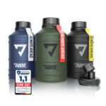 ABOVE. Edelstahl Trinkflasche 1.3L / 2.2L – Auslaufsicher mit 2 Verschlüssen für Sport & Outdoor