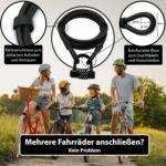 KOHLBURG Kabelschloss 5m mit Zahlenkombination – Stahlseil Sicherung für Fahrrad & Gartenmöbel – Bild 5