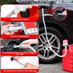 Elektrische Kraftstoff Umfüllpumpe mit Auto-Stopp-Sensor & 4 Adaptern – anngrowy – Bild 5