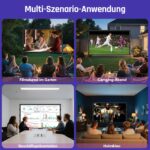 120 Zoll Beamer Leinwand mit Stativ – LEORFI 4K HD Projektionsleinwand tragbar – Bild 8