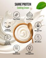 Vit4ever Yummy Sahne Protein 1000g – Proteinreiches Kochpulver ohne Zuckerzusatz – Bild 2