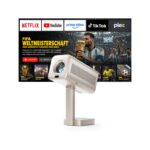 VOPLLS Smart Mini Beamer 4K – TOF Autofokus & 28000 Lumen für Heimkino & Outdoor