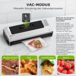 Bonsenkitchen Vakuumiergerät 4-in-1 – Folienschweisser für Sous Vide & Lebensmittellagerung – Bild 4