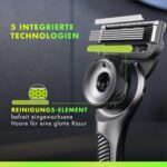 Gillette Labs Nassrasierer mit Reinigungselement – Premium Herrenrasierer mit 5 Klingen – Bild 3