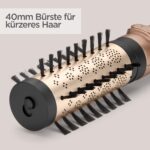 BaByliss Big Hair Dual AS952E Rotierende Warmluftbürste mit Ionen-Technologie – 650 W, 40 mm & 50 mm Aufsätze für Volumen & Glanz – Bild 7
