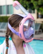 ACURE Schnorchelmaske für Kinder 3-8 Jahre – CO2-sichere Vollmaske mit Anti-Beschlag – Bild 2