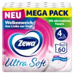 Zewa Ultra Soft Toilettenpapier – 4-lagig für sanfte Hautpflege