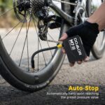 DOMOR Elektrische Fahrradpumpe 120 PSI – Intelligente Mini-Pumpe mit Auto Stop für alle Ventile – Bild 7