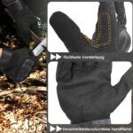 COZOME Motorradhandschuhe Herren mit Touchscreen & Gelenkschutz – Atmungsaktiv für Sommer – Bild 3