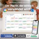 dæly Calendar 15.6" Touchscreen – Intelligenter Familienkalender mit Wi-Fi & App – Bild 3
