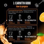 L-Carnitin 6000 Liquid 1000 ml Orange – Hochdosiertes Trainings-Supplement für Sportler – Bild 8