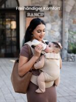GROWNSY Babytrage mit Ein-Klick-Schnalle – Ergonomisch für Neugeborene bis Kleinkind (3-20kg) – Bild 2