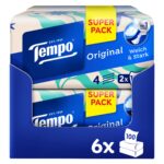 Tempo Original Taschentücher 12er Duo-Box – 4-lagig extra stark & weich