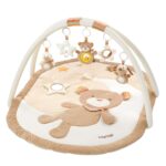 Fehn 3-D Activity-Decke Rainbow – Spieldecke mit 5 abnehmbaren Spielzeugen ab Geburt