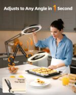 LUXSURE Ringlicht mit Stativ – Overhead-Setup für Food-Videos & Content Creation – Bild 3