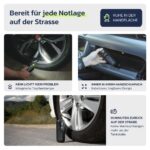 Woowind LP1 Akku Luftpumpe – 150 PSI Kompressor für Auto, Fahrrad & Motorrad – Bild 7