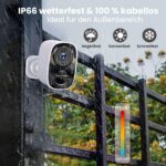 Funstorm 2K Überwachungskamera Aussen mit Akku – Kabellos, IP66, Nachtsicht & Cloud-Speicher – Bild 7