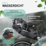 BIKEPACK Satteltasche 15L – Wasserdichte Bikepacking Tasche für Rennrad & Gravelbike – Bild 4