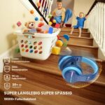 iClever BTH12 Kinder-Kopfhörer Blau mit LED-Leuchten – 85h Spielzeit & Lautstärkeschutz – Bild 4